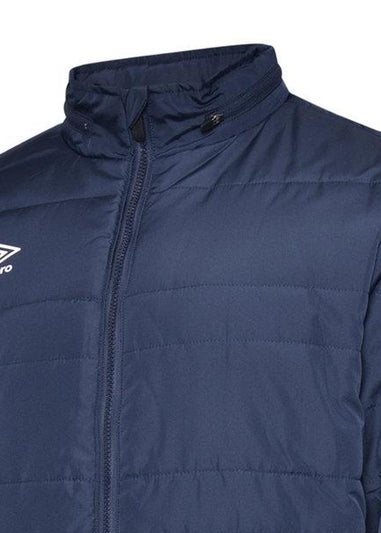 Umbro Navy Club Essential Bench Jacket