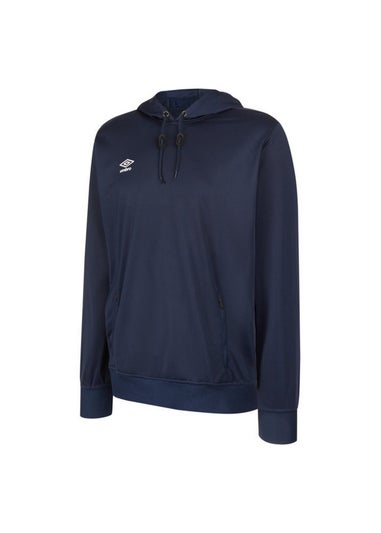 Umbro Navy Club Essential Polyester Hoodie