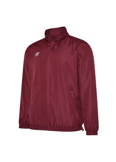 Umbro Burgundy Club Essential Light Waterproof Jacket