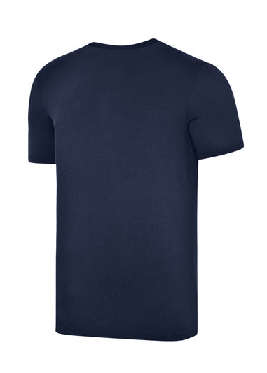 Umbro Navy/White Club Leisure T-Shirt