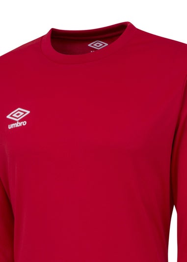 Umbro Red Club Long-Sleeved Jersey