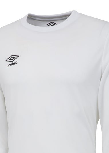 Umbro White Club Long-Sleeved Jersey