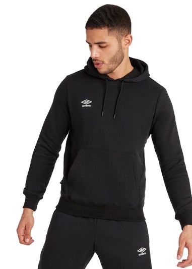 Umbro Black/White Club Leisure Hoodie