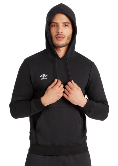 Umbro Black/White Club Leisure Hoodie