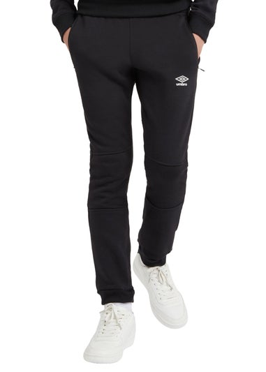 Umbro Black/White Club Leisure Jogging Bottoms