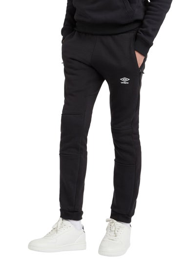 Umbro Black/White Club Leisure Jogging Bottoms