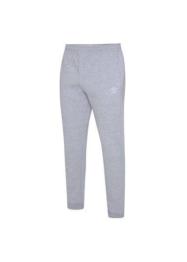 Umbro Grey/White Club Leisure Jogging Bottoms