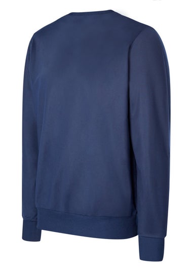 Umbro Navy Polyester Sweatshirt