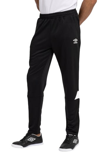 Umbro Black/White Total Tapered Training Jogging Bottoms