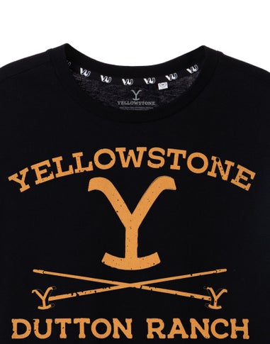 Yellowstone Black Dutton Ranch Short Sleeved T-Shirt