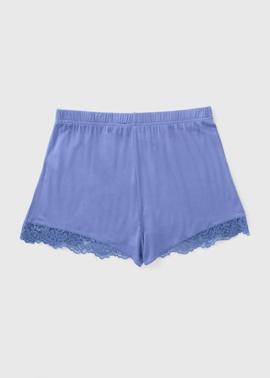 Blue Lace Pyjama Shorts