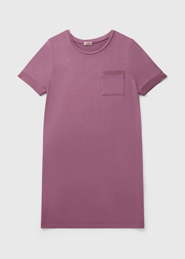 Plum Lace Detail Nightie