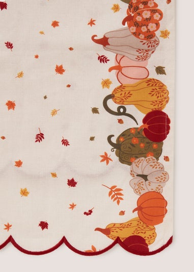 Orange Pumpkin Table Runner