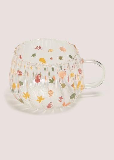 Glass Hello Autumn Decal Mug
