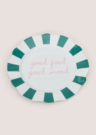 Green Good Vibes Side Plate