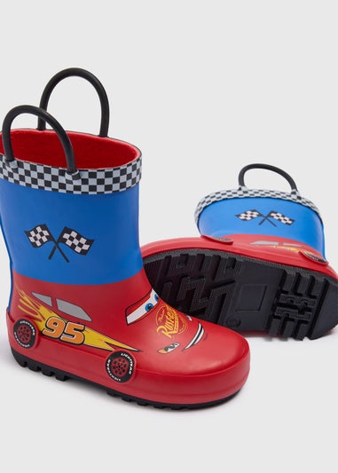 Cars Boys Red Wellies (Younger 4-12)