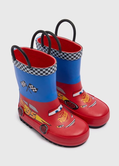 Cars Boys Red Wellies (Younger 4-12)