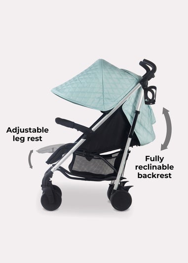 My Babiie Aqua Billie Faiers Quilted Lightweight Stroller