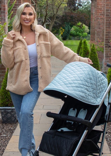 My Babiie Aqua Billie Faiers Quilted Lightweight Stroller