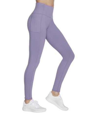 Skechers Purple Gowalk Wear High Waist Leggings