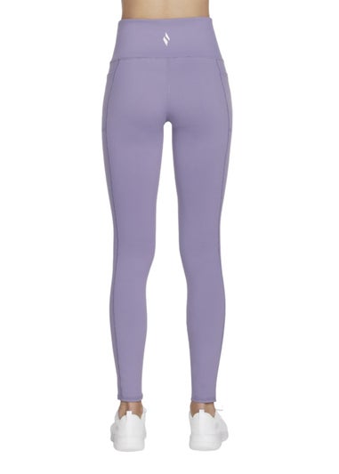 Skechers Purple Gowalk Wear High Waist Leggings