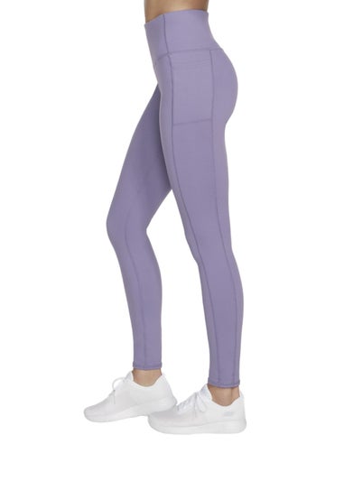 Skechers Purple Gowalk Wear High Waist Leggings