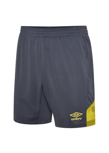 Umbro Grey/Yellow Vier Shorts