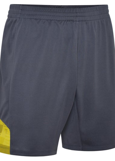 Umbro Grey/Yellow Vier Shorts