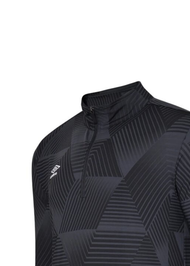 Umbro Black Maxium Quarter Zip Training Top