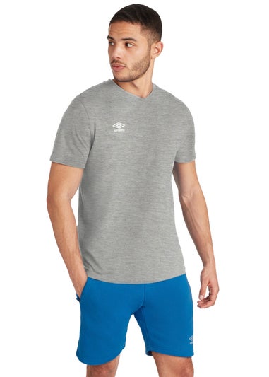 Umbro Silver Grey Club Leisure T-Shirt