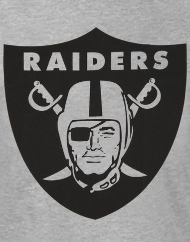 NFL Grey Las Vegas Raiders Short Sleeved T-Shirt