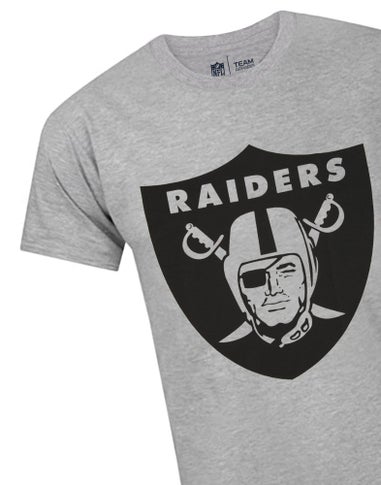 NFL Grey Las Vegas Raiders Short Sleeved T-Shirt