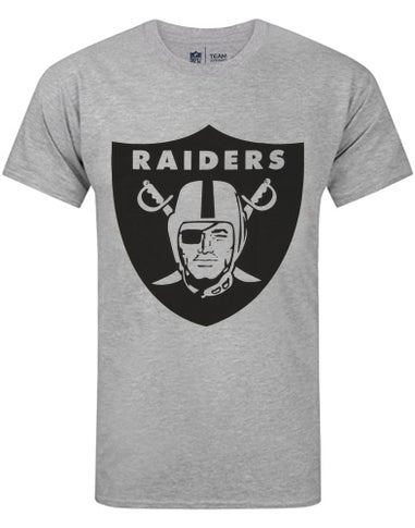 NFL Grey Las Vegas Raiders Short Sleeved T-Shirt