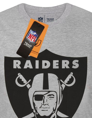 NFL Grey Las Vegas Raiders Short Sleeved T-Shirt