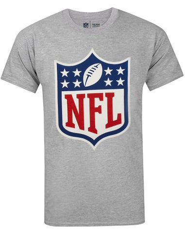 NFL Grey Shield Logo Short Sleeved T-Shirt