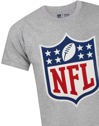 NFL Grey Shield Logo Short Sleeved T-Shirt