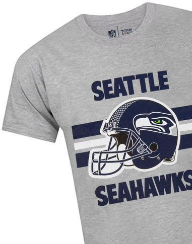 NFL Grey Seattle Seahawks Short Sleeved T-Shirt