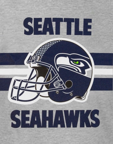 NFL Grey Seattle Seahawks Short Sleeved T-Shirt