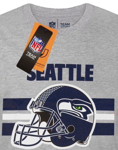 NFL Grey Seattle Seahawks Short Sleeved T-Shirt