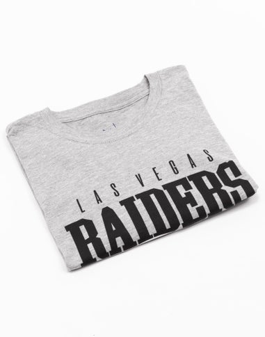 NFL Grey Las Vegas Raiders Short Sleeved T-Shirt