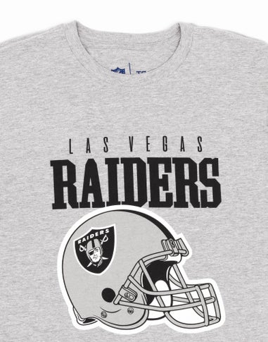 NFL Grey Las Vegas Raiders Short Sleeved T-Shirt