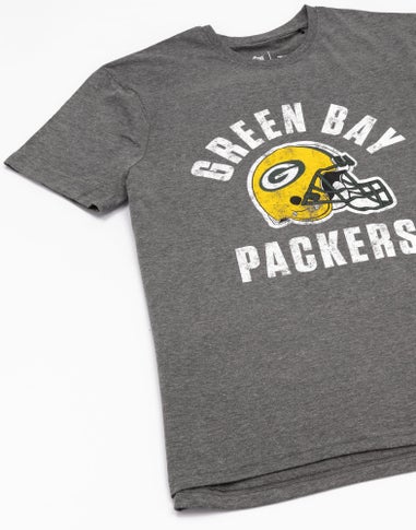 NFL Grey Green Bay Packers Short Sleeved T-Shirt