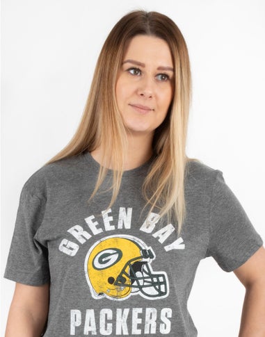 NFL Grey Green Bay Packers Short Sleeved T-Shirt