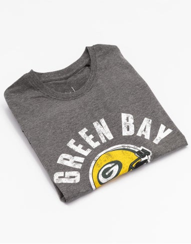 NFL Grey Green Bay Packers Short Sleeved T-Shirt