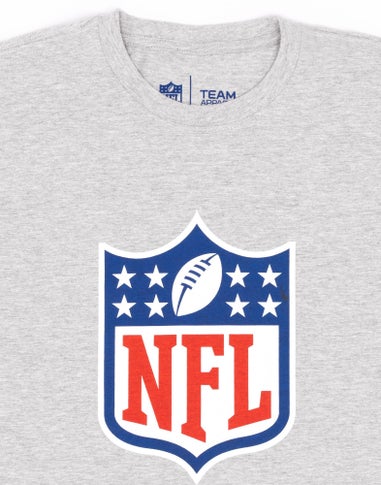 NFL Grey Shield Logo Short Sleeved T-Shirt