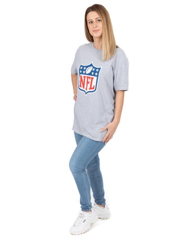 NFL Grey Shield Logo Short Sleeved T-Shirt