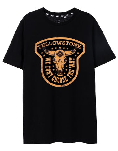 Yellowstone Black We Don't Choose The Way Short Sleeved T-Shirt