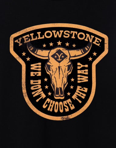 Yellowstone Black We Don't Choose The Way Short Sleeved T-Shirt