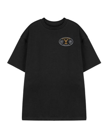 Yellowstone Black Ride For The Brand Short Sleeved T-Shirt