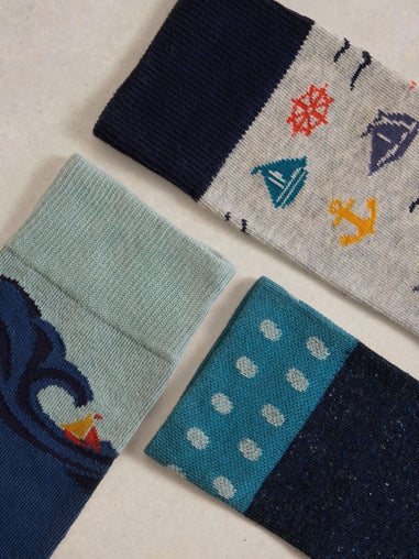 3er-Pack Socken Sail Away